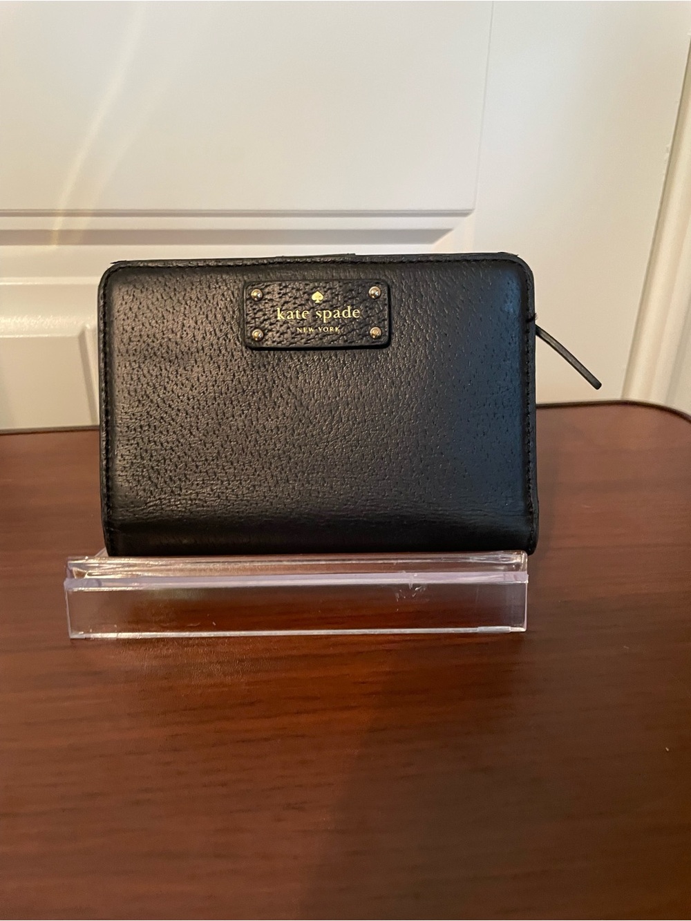 Kate Spade New York Tellie wallet in pebbled leather